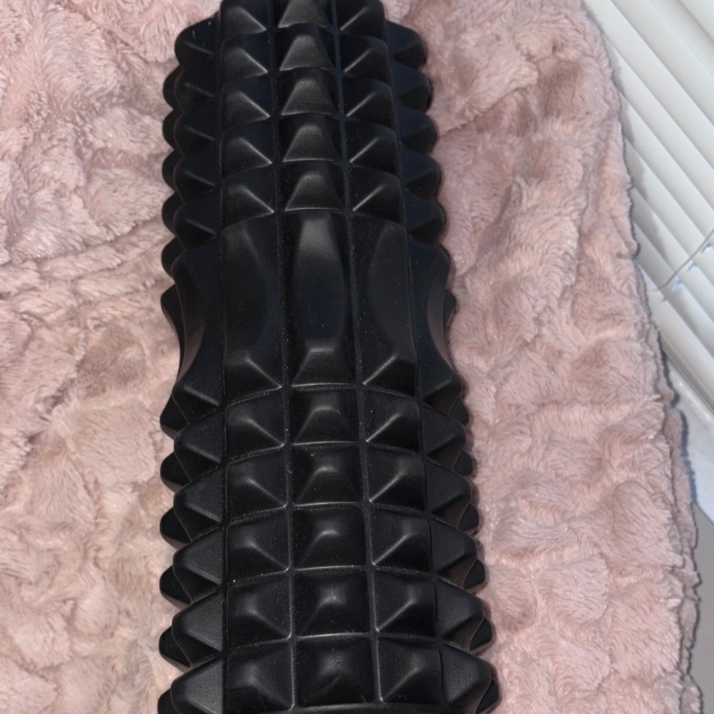 Black Textured Foam Roller